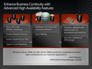 Improve Business Decision Making with a Built-in Business Intelligence Platform Improve data consistency by creating a ‘single version of the truth’Make faster, better business decisionsDiscover key business trendsDrive business growth and revenue generationCreate compelling reports"Our integrated Microsoft oriented BI solution enables us to develop new solutions fast and manage them easily, bringing more value to the business."Mazal Tuchler, BI Manager, Clalit Health