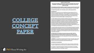 Concept Paper Best Examples | PPTX
