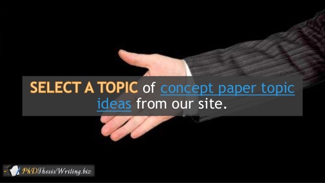 concept essay topic