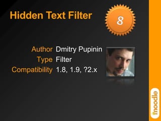 Hidden Text Filter8