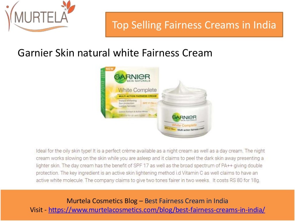 Best Fairness Cream in India Top Rated Fairness Cream Brands