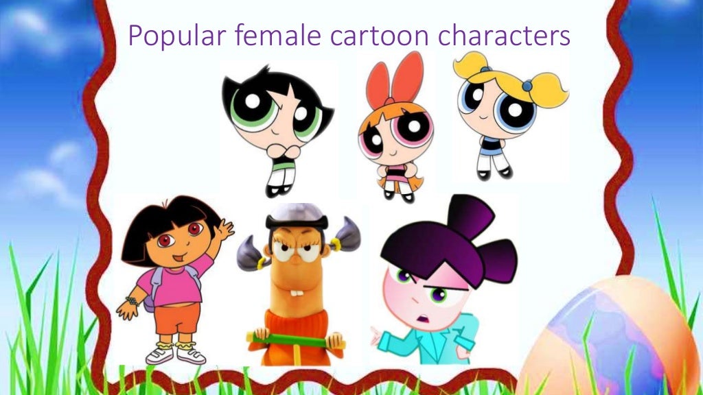 Popular female cartoon characters