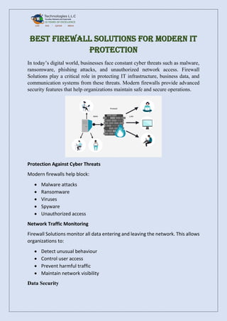 Best Firewall Solutions for Modern IT Protection. | PDF