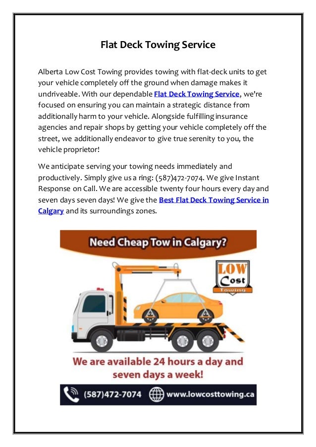 Towing Service Cost >> Best Flat Deck Towing Service In Calgary Towing Service Cost >> Best Flat Deck Towing Service In Calgary