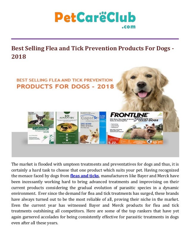 best flea medication for dogs 2018