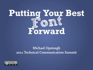 Best font forward stc web