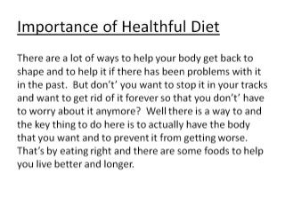 Best Foods for Healthy Living