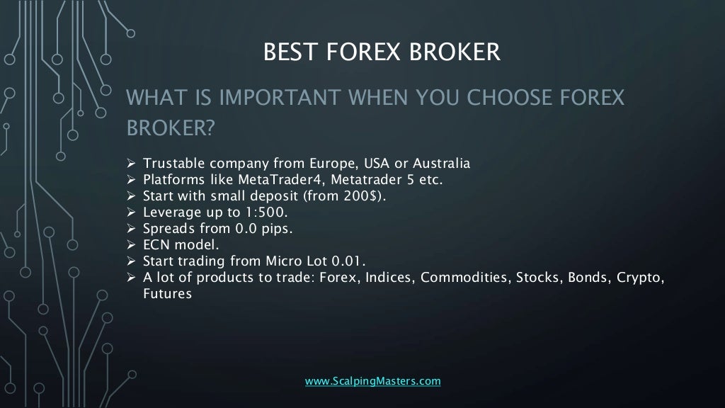 Best scalping brokers