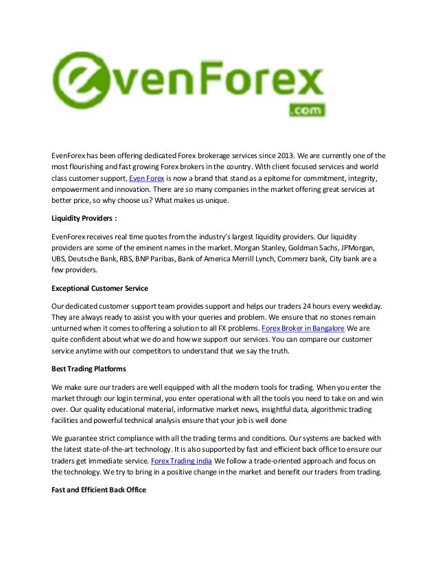 Best Forex Trading Bangalore India Even Forex - 