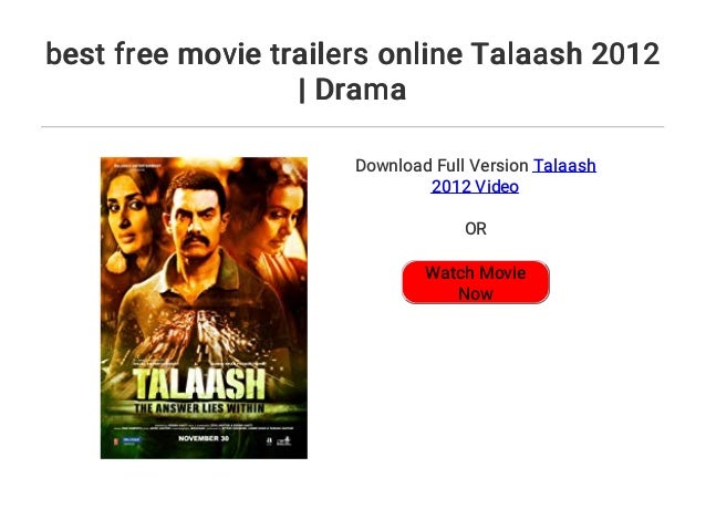 talaash movie hd online