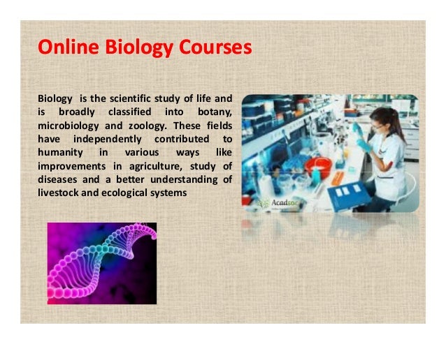 Best free online biology courses