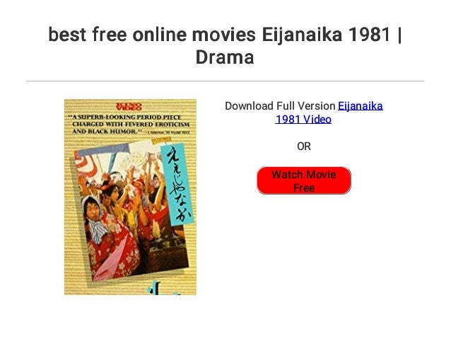 Best Free Online Movies Eijanaika 1981 Drama