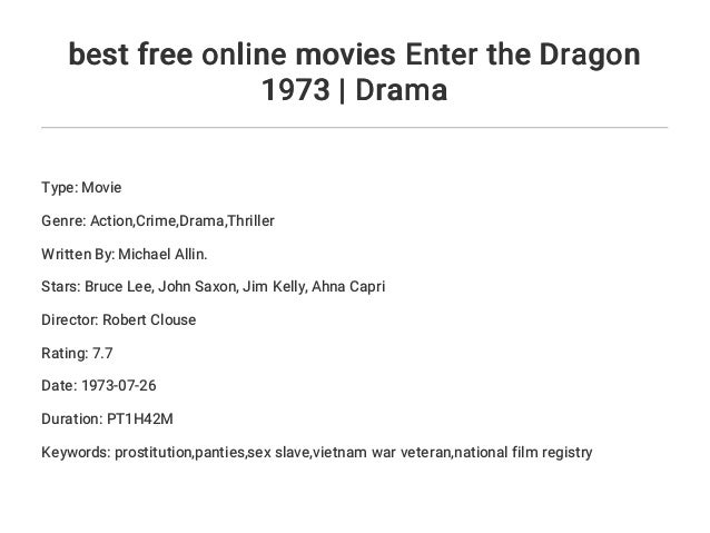 bruce lee enter the dragon online