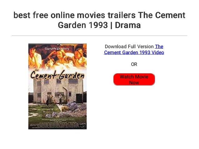 Best Free Online Movies Trailers The Cement Garden 1993 Drama
