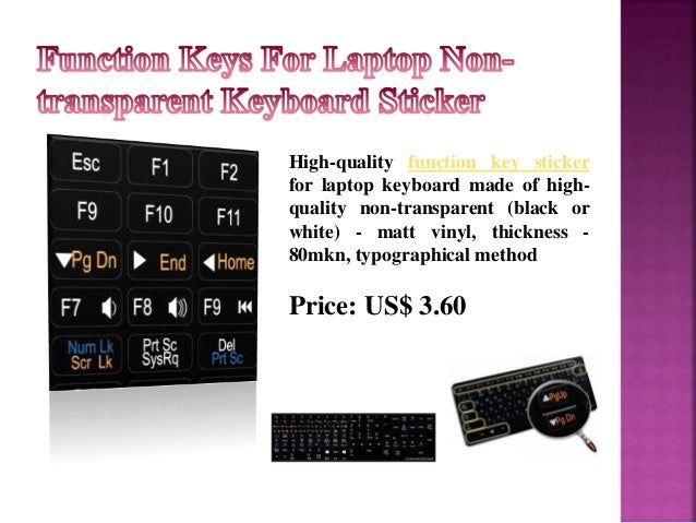 Best function key stickers for keyboard