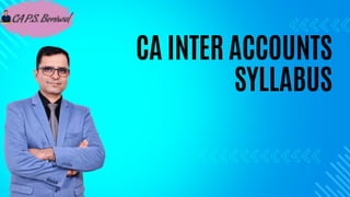 CA Inter New Syllabus Success Guide by CA P.S. Beniwal | PDF