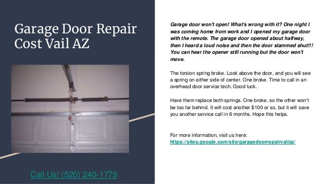 Aj S Garage Door Service Tucson And Vail Az