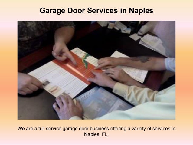 Garage Door Installation In Naples Fl