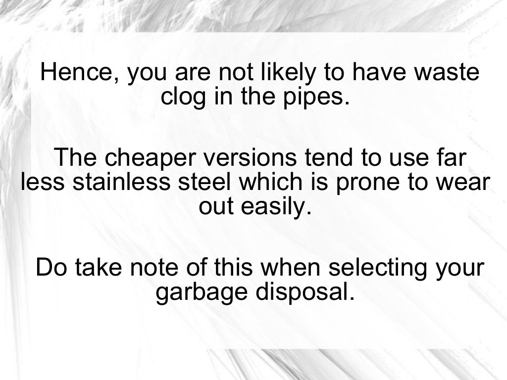 Best Garbage Disposal 5 Easy Tips for Choosing the Best Deal