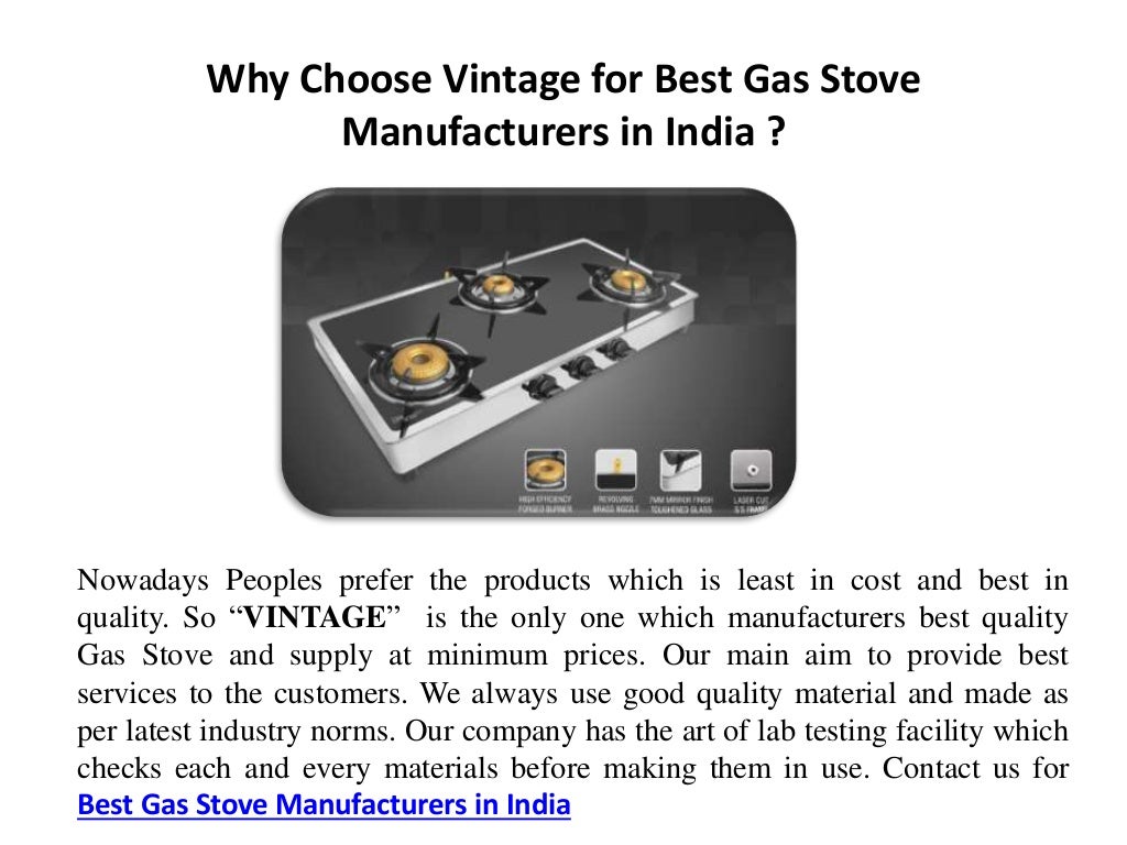 Best Gas Stove Manufacturers in India