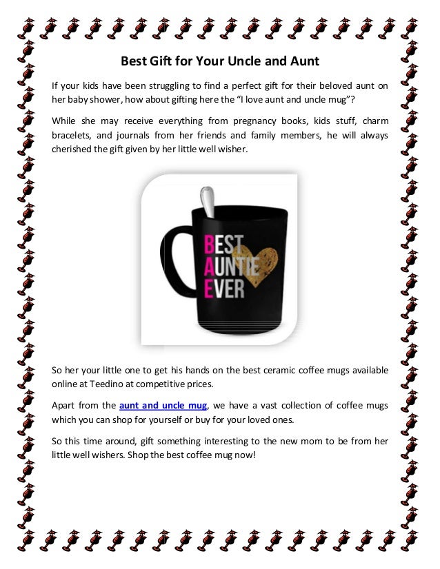 aunt and uncle coffee mugs