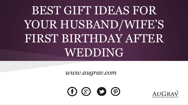 gift for husband after marriage