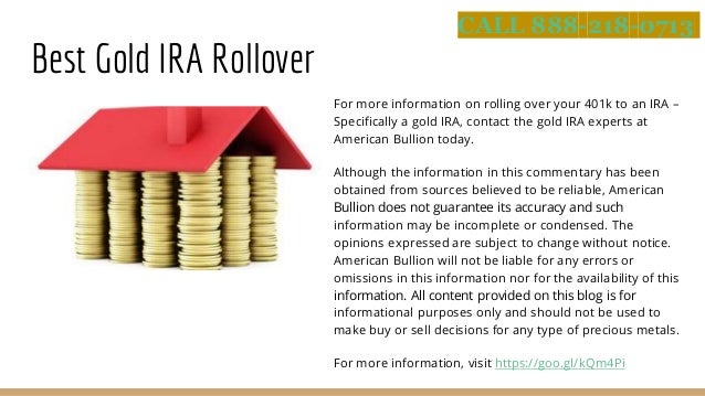 Best Gold IRA Rollover