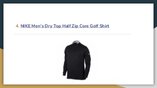 4. NIKE Men’s Dry Top Half Zip Core Golf Shirt
 