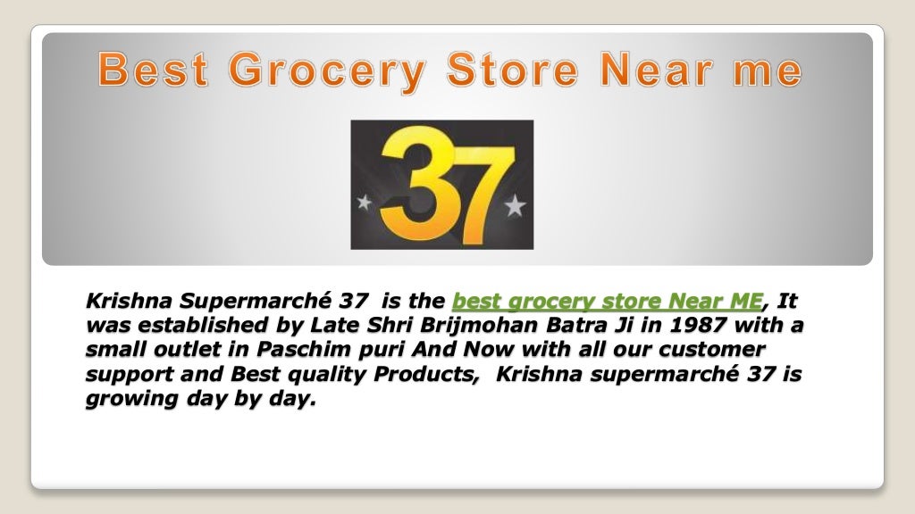 Best grocery store near me