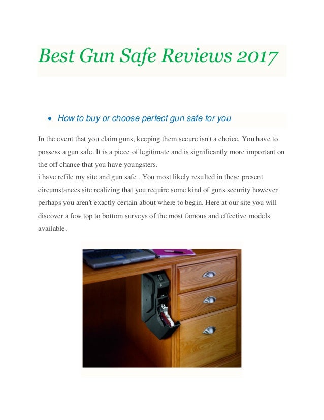 Best Gun Safe 2017