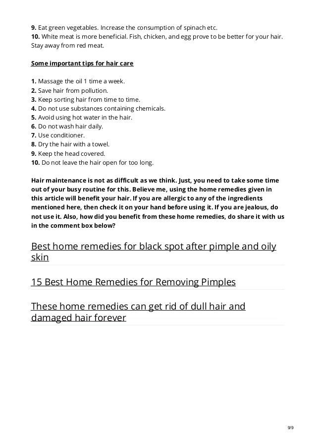 Best Hair Care Homemade Tips Which Everyone Can Use