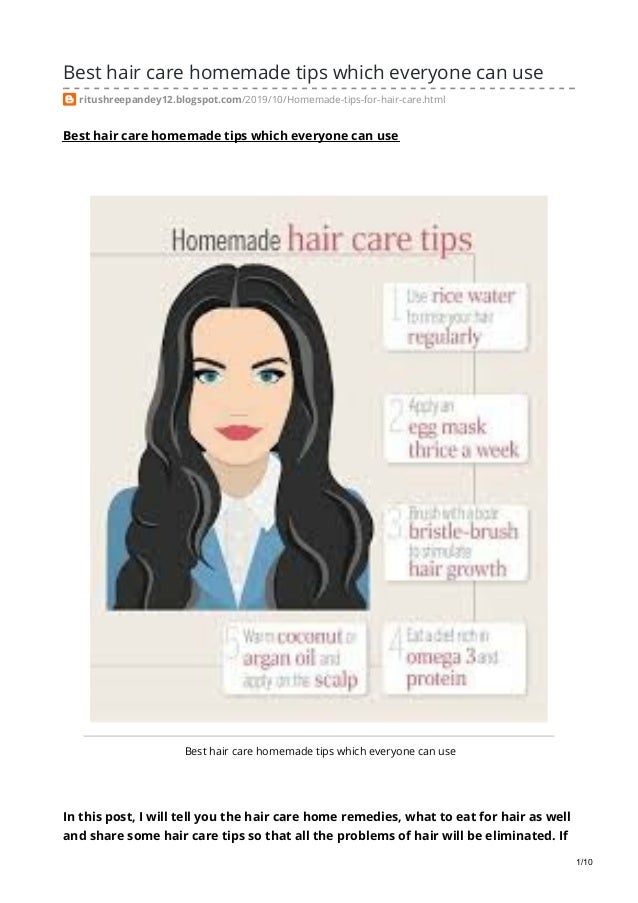 Best Hair Care Homemade Tips Which Everyone Can Use