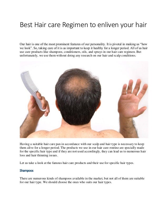 Best Hair Care Regimen To Enliven Your Hair