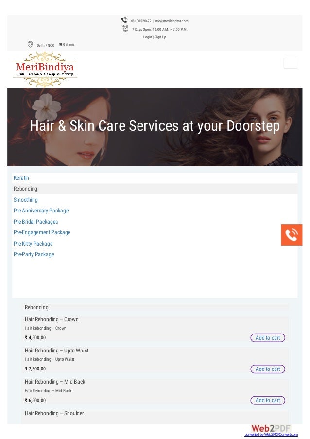 Best Hair Rebonding At Home Hair Rebonding Hair Specialist In Delhi