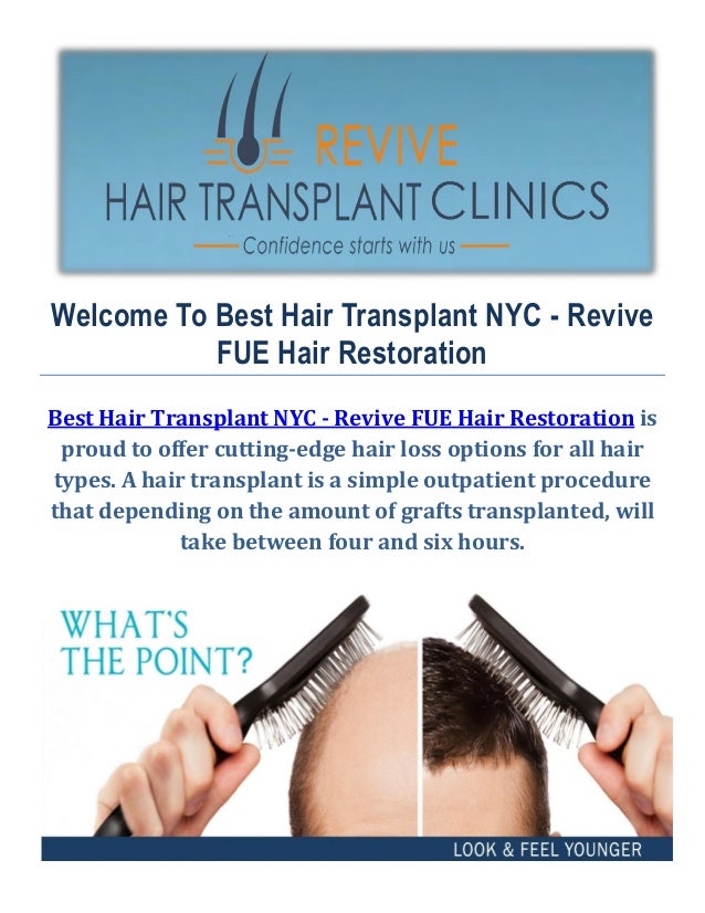 Best Hair Transplant NYC Revive FUE Hair Restoration in New York