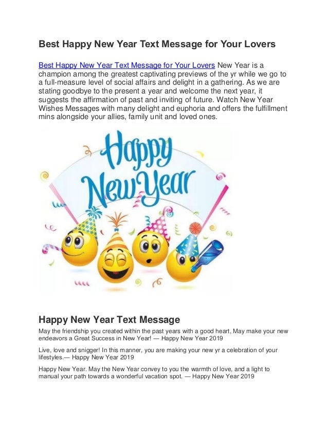 best happy new year