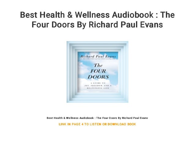Best Health Wellness Audiobook The Four Doors By Richard Paul Ev
