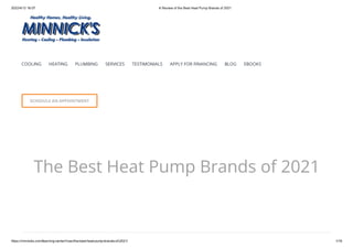 Best Heat Pump Brands of 2021