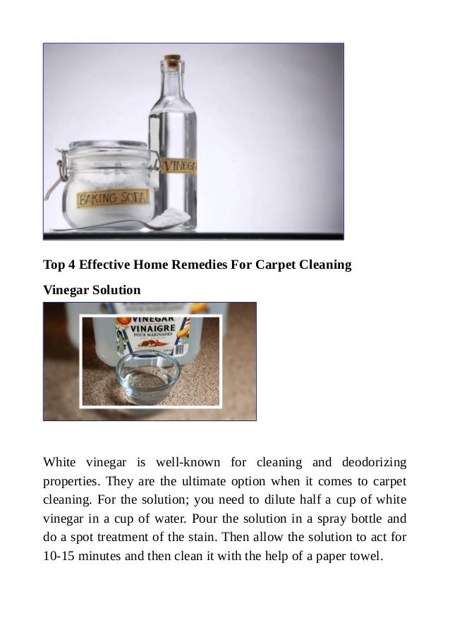 Best home remedies for carpet cleaning by experts