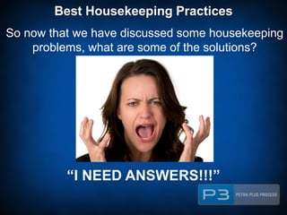 Best housekeeping practices | PDF