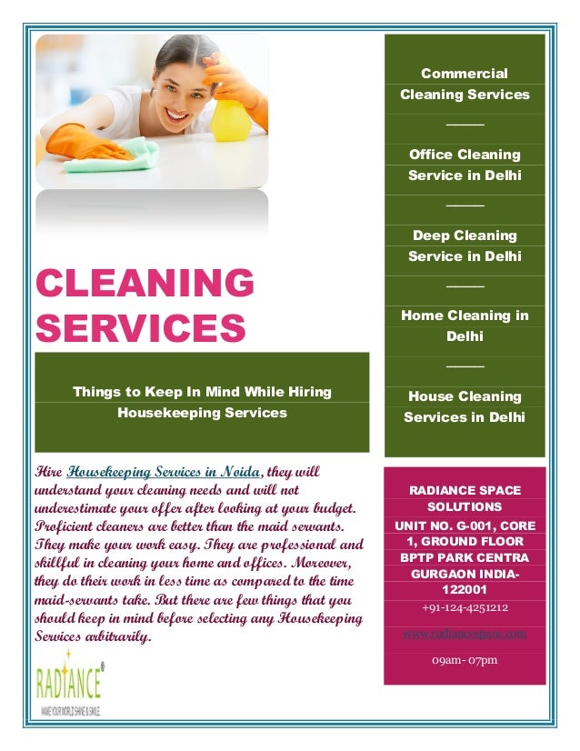 Best housekeeping services in noida