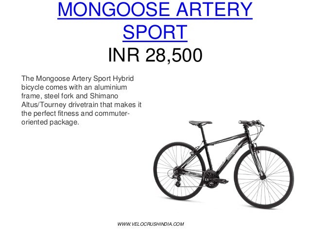 mongoose artery hybrid bike