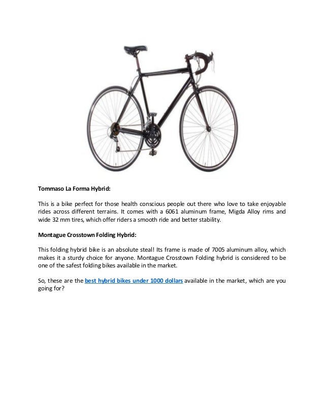 best hybrid bicycles under 1000