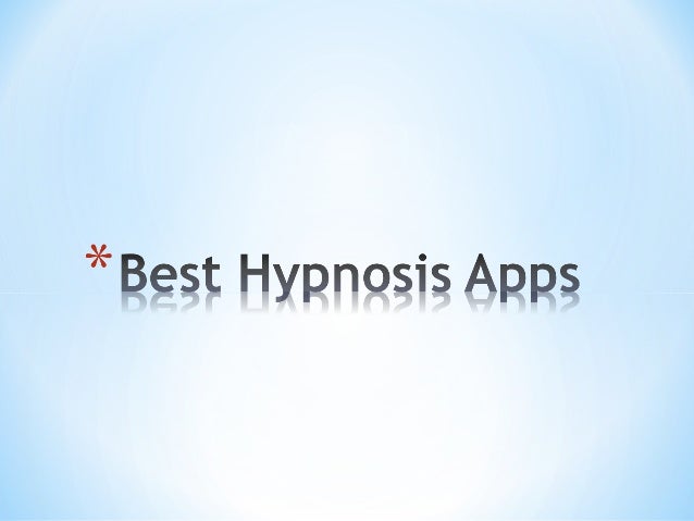 self hypnosis applications