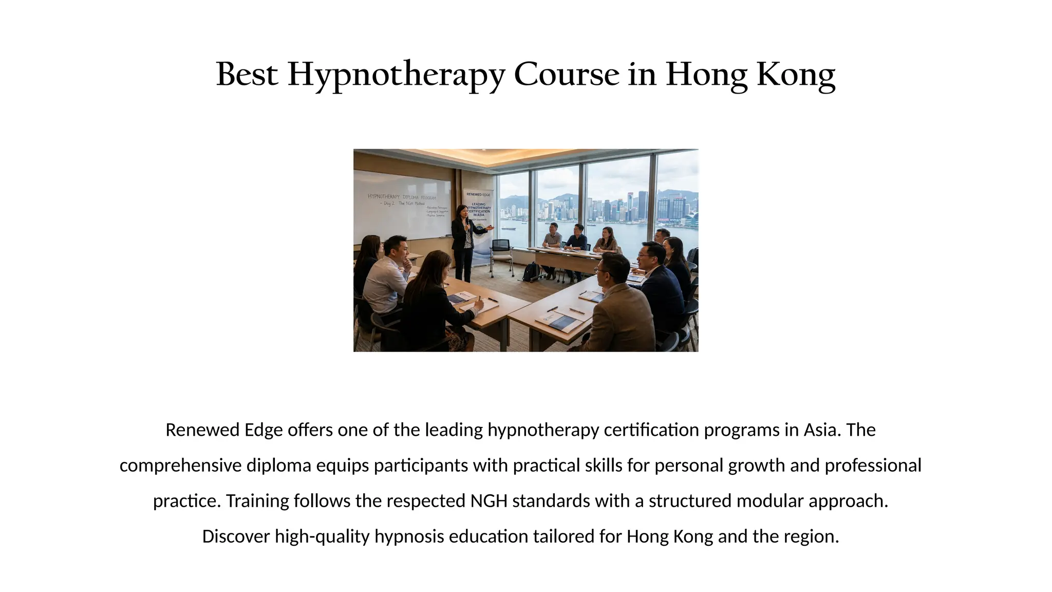 Best Hypnotherapy Course: Guide to Training Programs