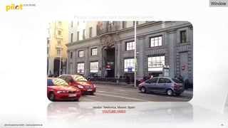 14
Vendor: Telefonica, Madrid, Spain
Picture Copyright: pilot Screentime GmbH
Window
YOUTUBE VIDEO
pilot Screentime GmbH - www.screentime.de
 