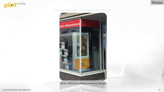 59
Vendor: DER Part (Lufthansa), Hamburg, Germany.
Picture Copyright: pilot Screentime GmbH
Window
pilot Screentime GmbH - www.screentime.de
 