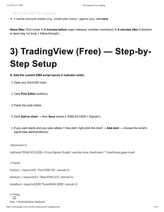 Best Indicator for Scalping - FREE Trading Indicator for TradingView | PDF