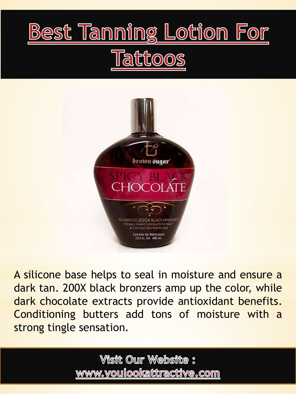 Best indoor tanning lotion with bronzer