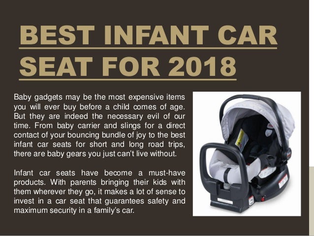 best infant car seat and stroller 2018